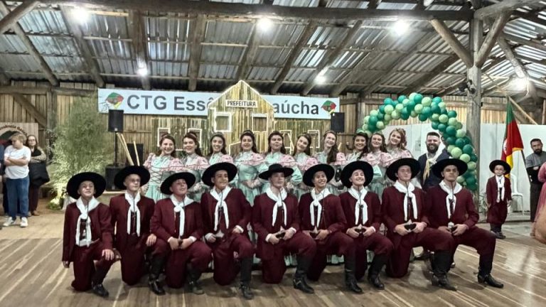 Invernada Juvenil do CTG Essência Gaúcha representa Taquara no Juvenart 2026