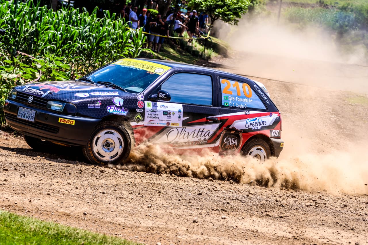 Taquarense Bruno Foscarini disputa liderança do Gaúcho de Rally em Ipiranga do Sul