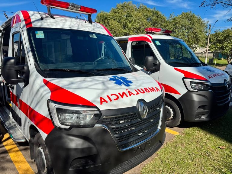 Parobé recebe duas novas ambulâncias para reforçar atendimento à população