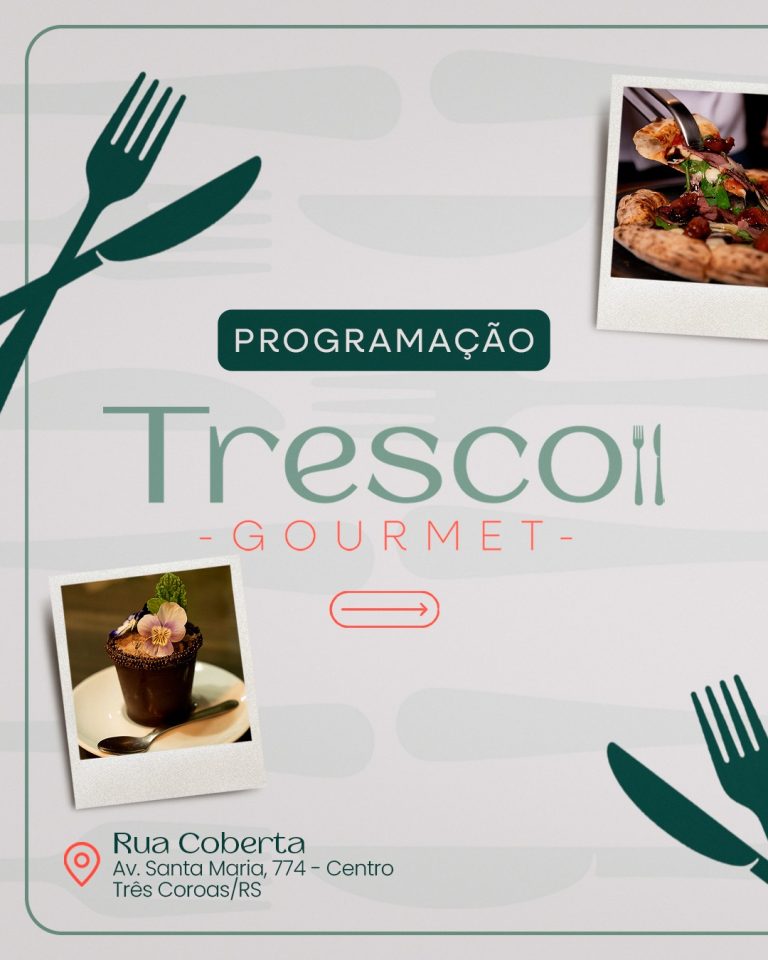 5º Tresco Gourmet reúne gastronomia, cultura e conhecimento em Três Coroas