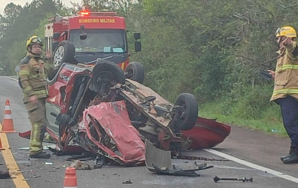 Acidente na ERS-474 deixa um morto e dois feridos