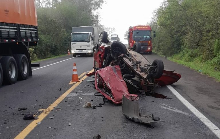 Vítima de acidente fatal na ERS-474 era passageiro do carro