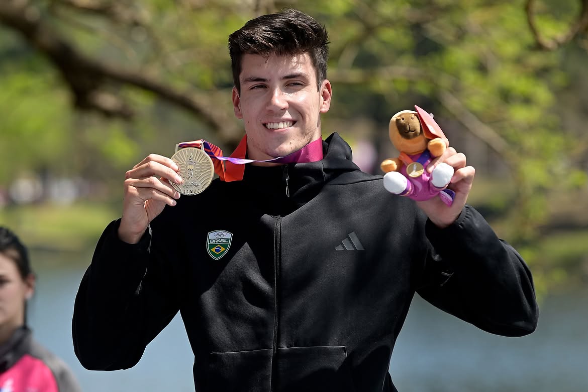 Três-coroense Murillo Sörgetz conquista três pratas nos Jogos Sul-Americanos em Santa Fé
