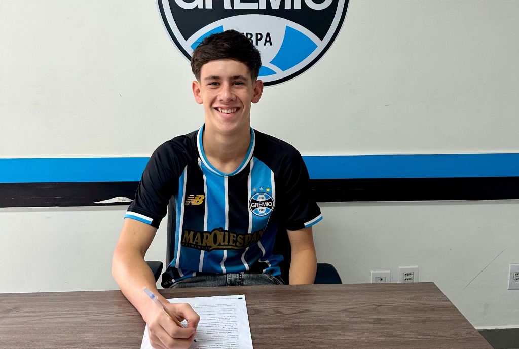 Guilherme Amaral deixa o Esporte Clube Igrejinha e passa a integrar a base do Grêmio