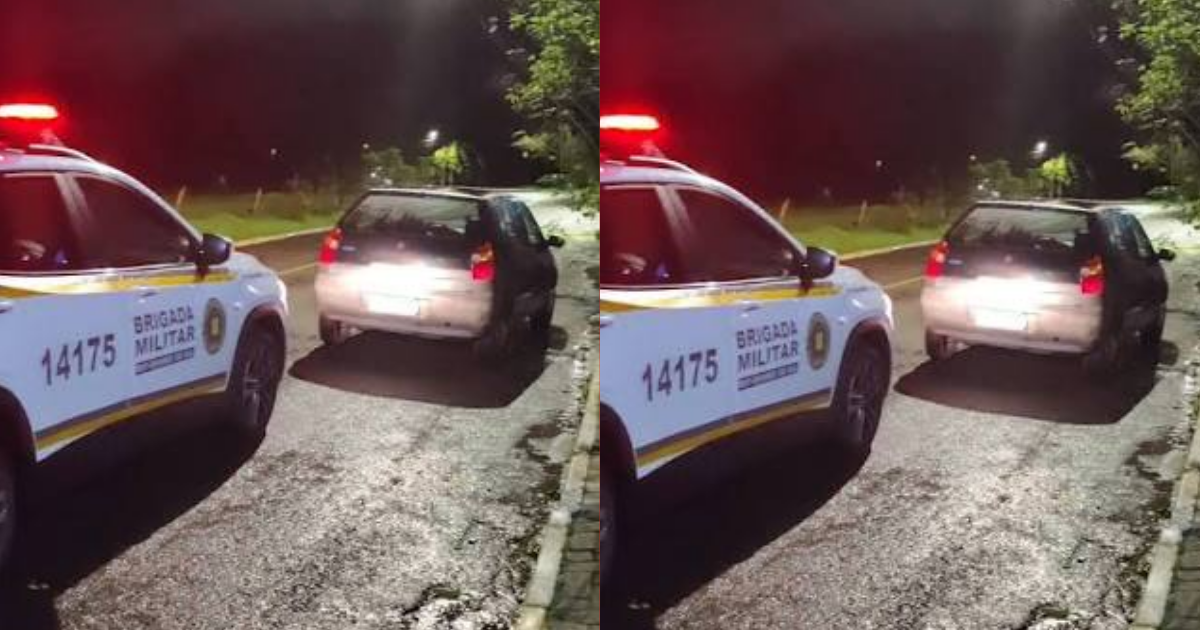 Brigada Militar recupera carro furtado e prende suspeito em Igrejinha