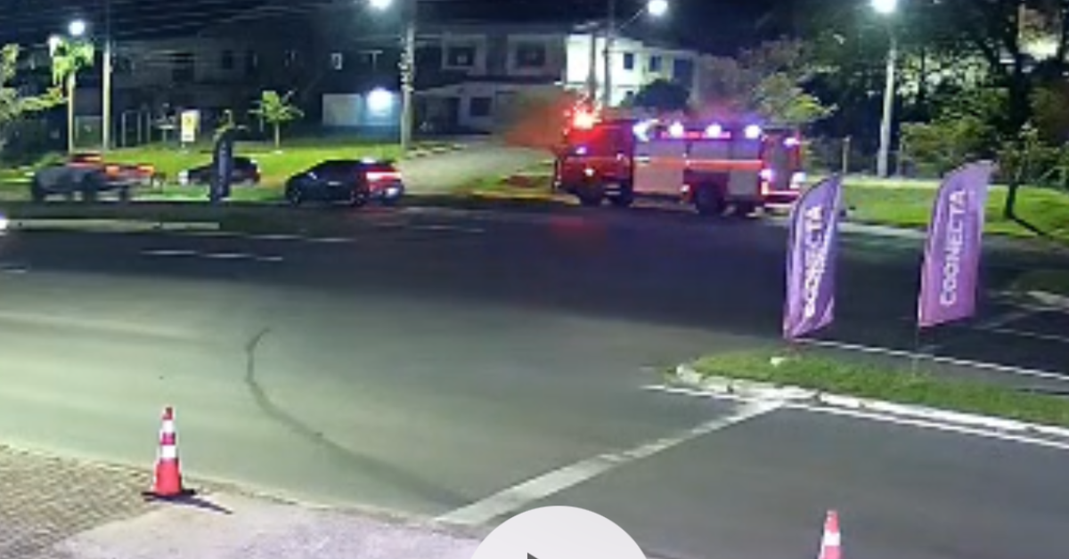 Homem e criança são atropelados ao atravessar pista lateral da ER-115, em Taquara