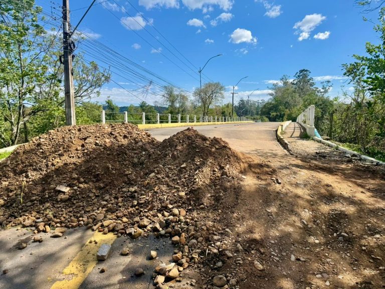 Prefeitura de Taquara conclui obra e liberará trânsito na ponte sobre o Rio Paranhana nesta sexta-feira