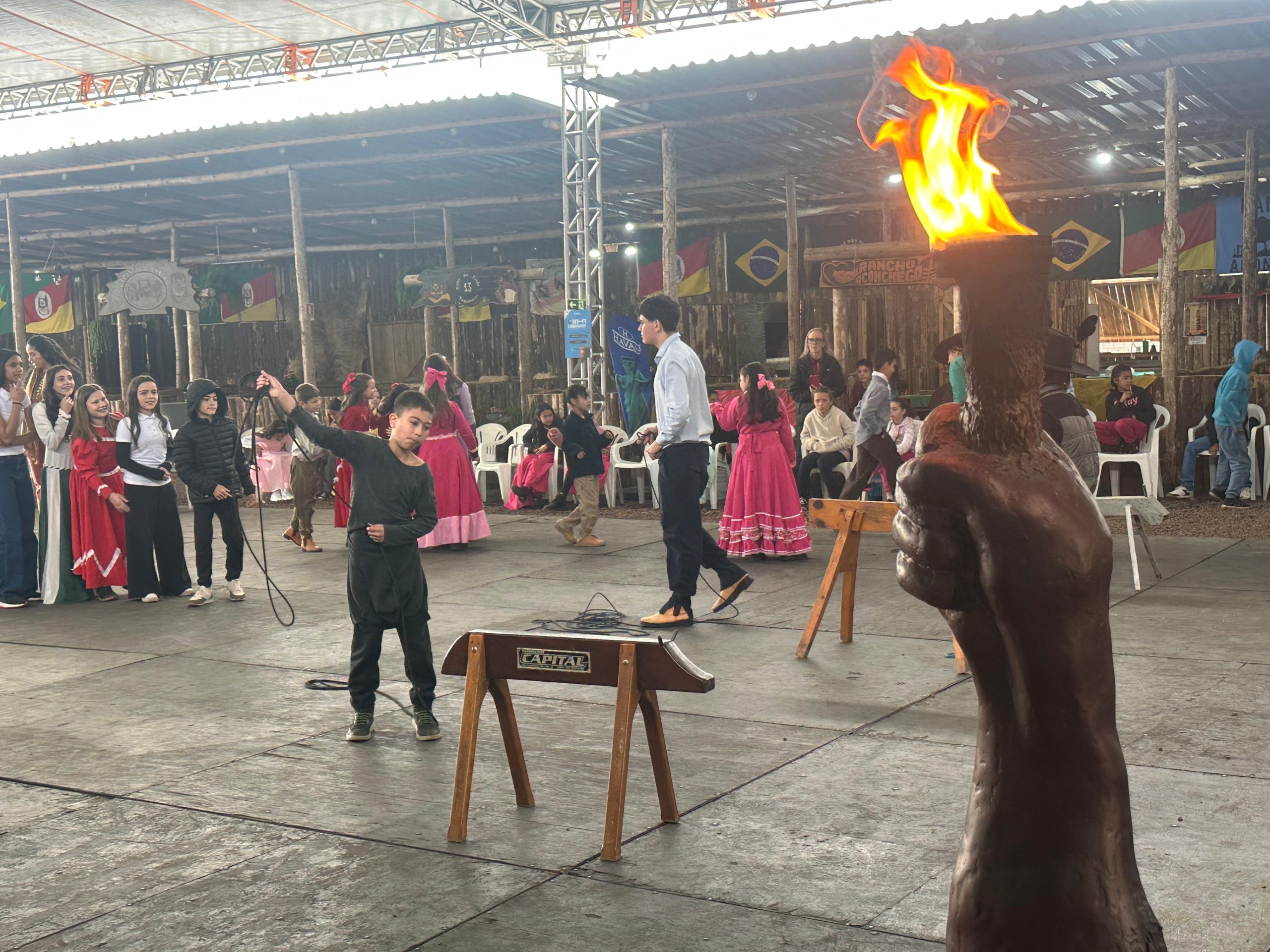 Oficinas culturais aproximam crianças das tradições gaúchas em Taquara