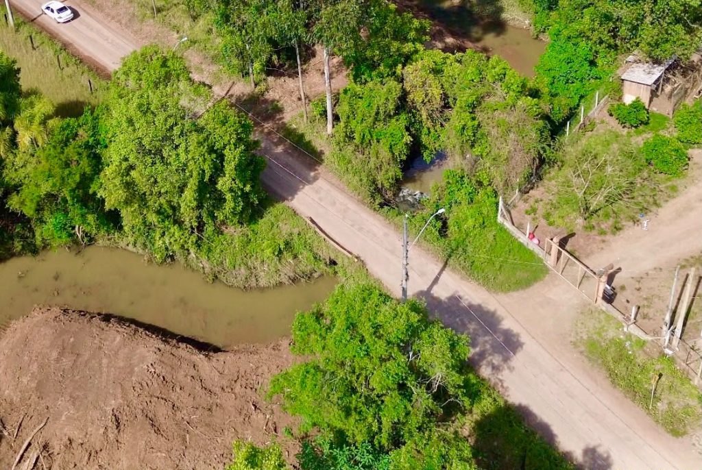 Prefeitura de Taquara conclui trabalhos de desassoreamento em mais um arroio do município