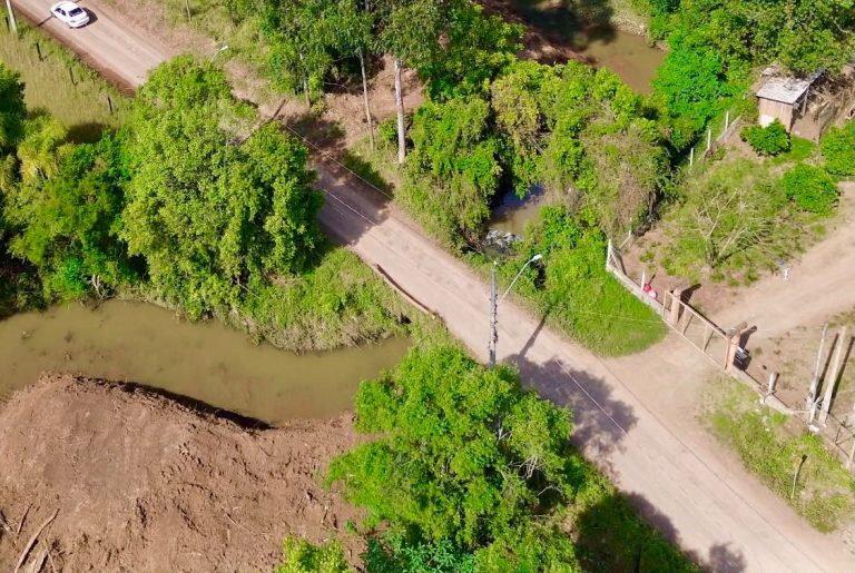Prefeitura de Taquara conclui trabalhos de desassoreamento em mais um arroio do município