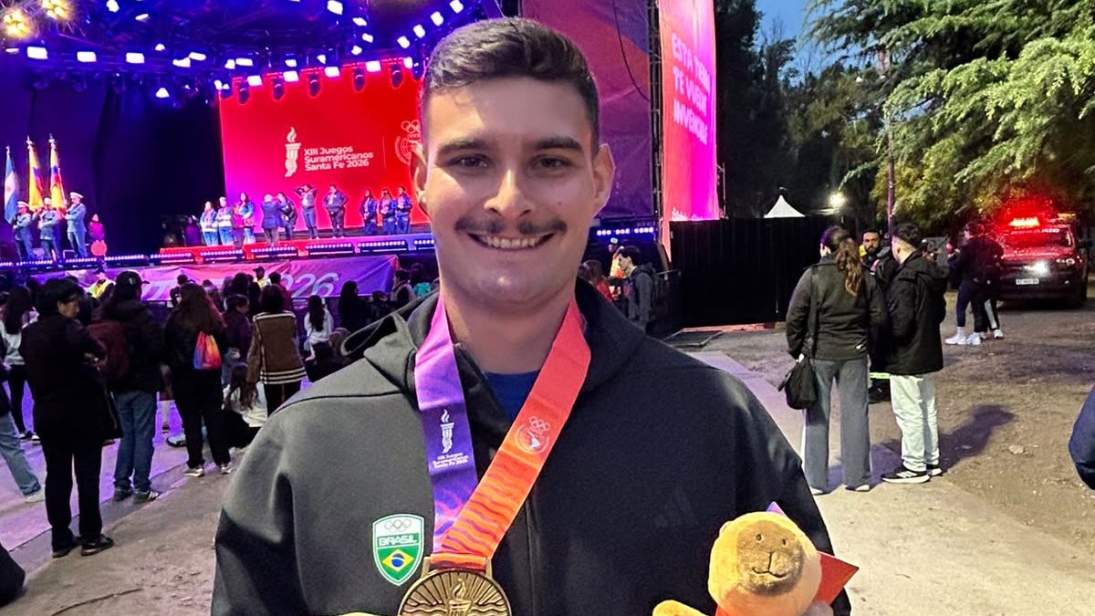 Taquarense Matheus Ely conquista ouro e bronze nos Jogos Sul-Americanos