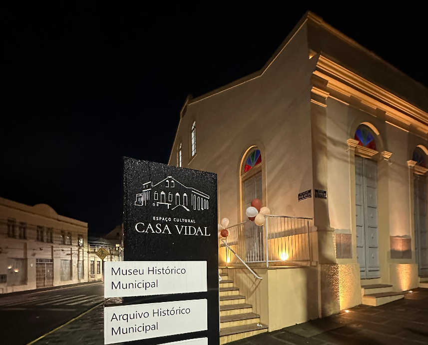 Casa Vidal completa um ano de revitalização com cultura e memória em Taquara