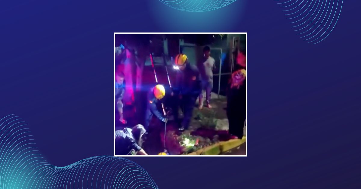 Homem é resgatado após cair em bueiro em Parobé