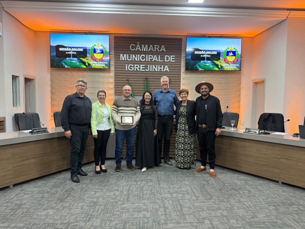 Câmara homenageia Sindicato dos Trabalhadores Agricultores Familiares de Igrejinha pelos 60 anos