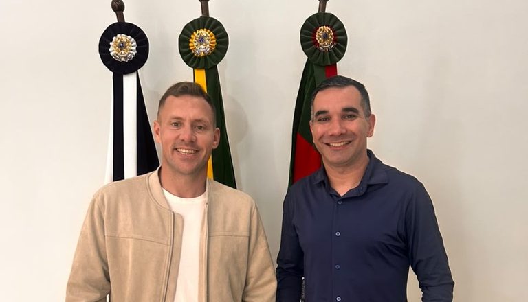 Prefeito de Parobé recebe visita de deputado estadual eleito Diego Picucha