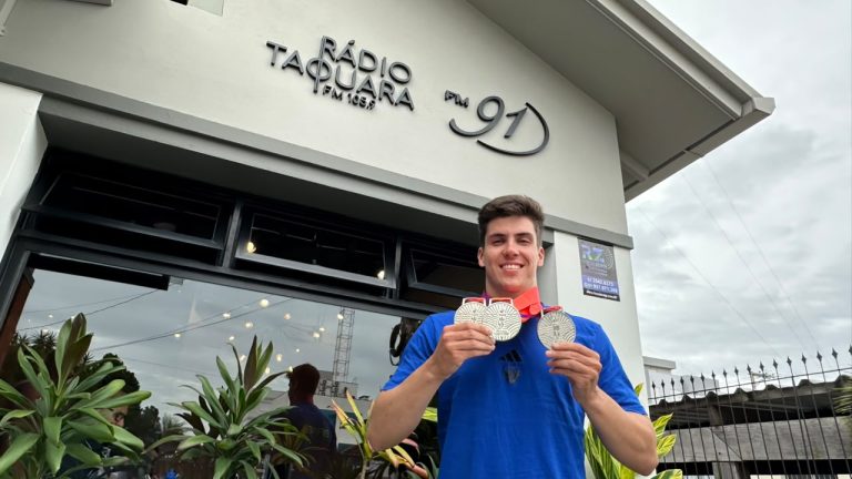Murillo Sorgetz volta a Três Coroas após três pratas na Argentina para disputar Brasileiro e Sul-Americano de Canoagem