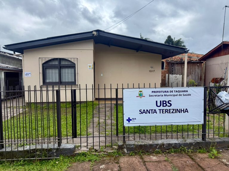 UBS Santa Teresinha atende temporariamente em novo endereço em Taquara